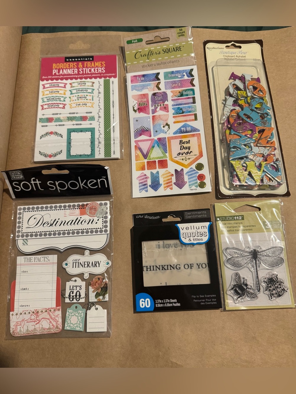 NWT Scrapbooking/Crafting supplies